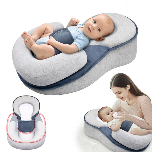 Elevated Baby Lounger for Newborns and Infants to Prevent Reflux
