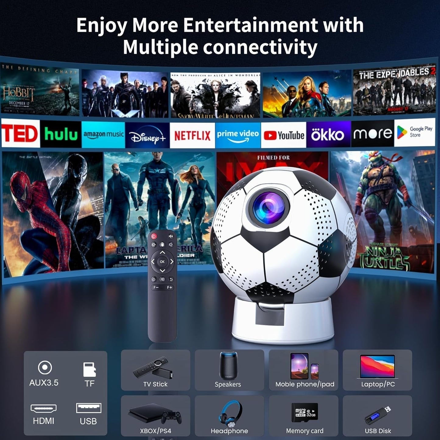 Multi-Function Cinema Projector