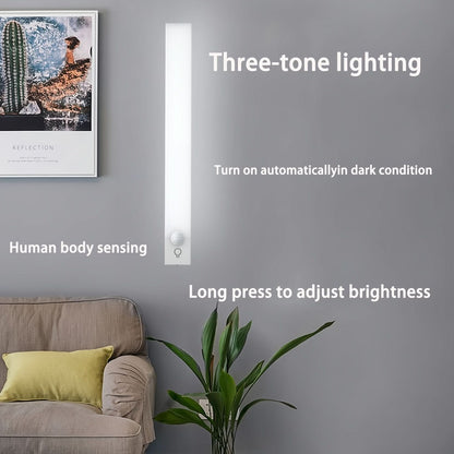 Smart LED Night Light with Motion Sensor, USB Rechargeable and Dimmable