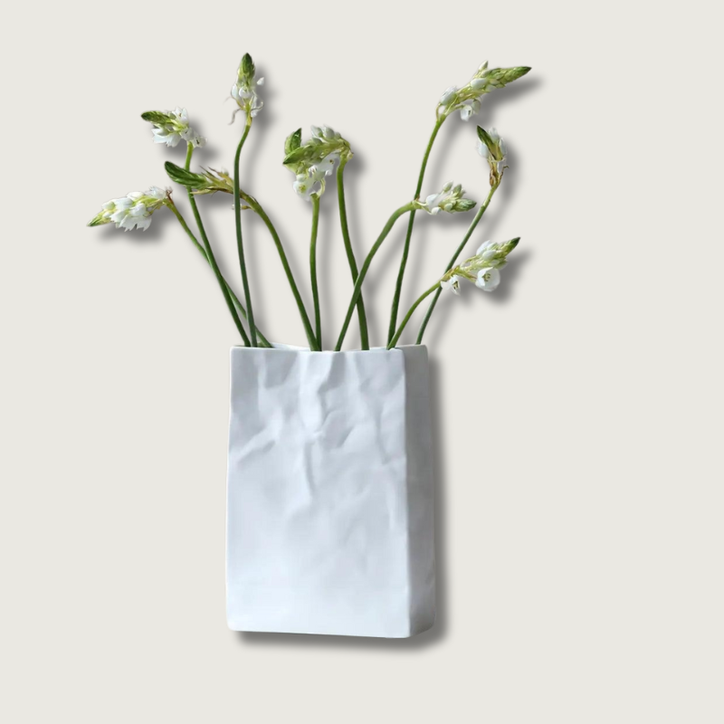 Modern Paper Vase for Decorative Arrangements