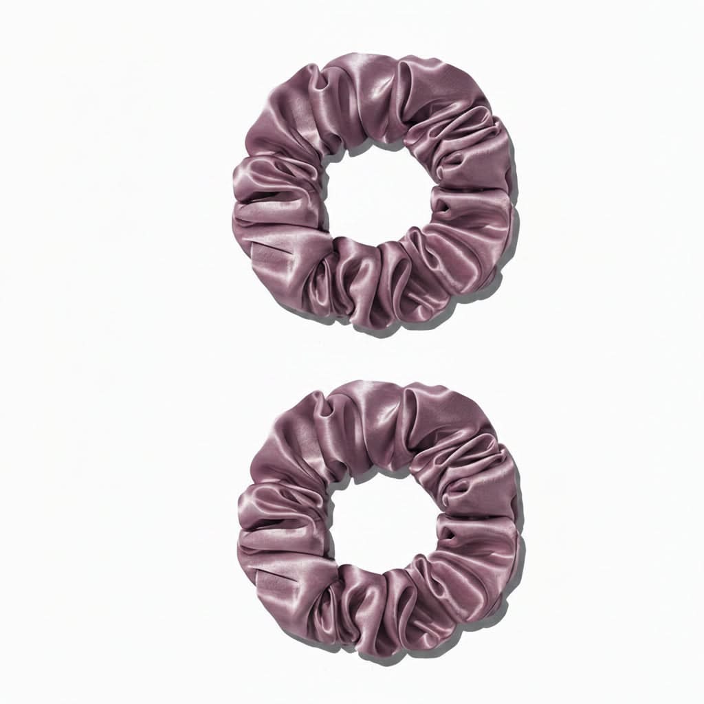 2-Pack Simple Hair Ties for Minimalist Styles