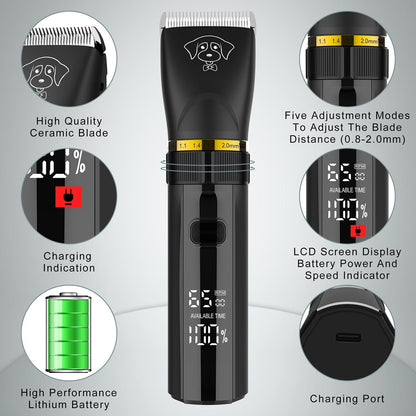 Cordless Dog Grooming Clippers – Quiet Home Use Version