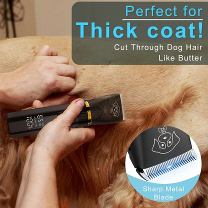 Cordless Dog Grooming Clippers – Quiet Home Use Version
