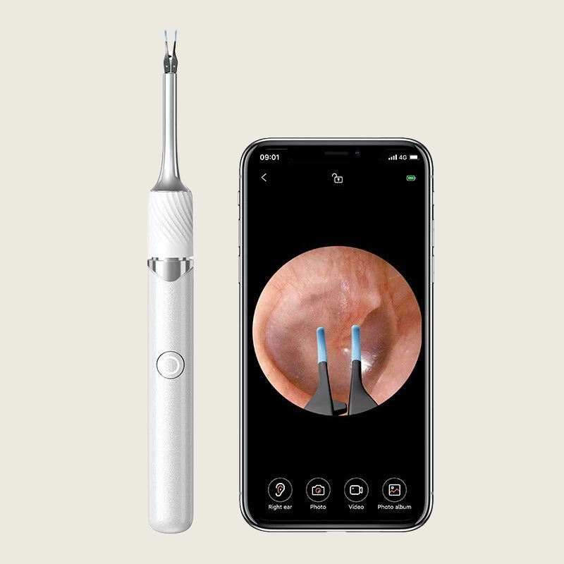 12MP Camera Ear Cleaner Tool with Wi-Fi and LED Otoscope for iPhone/Android