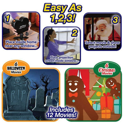 Spooktacular Holographic Projector for Halloween & Festivities