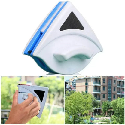 Double-Sided Window Cleaning Tool for Difficult-to-Reach Glass