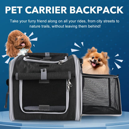 Adjustable Pet Bike Basket – Comfortable and Safe for Small Dogs and Cats