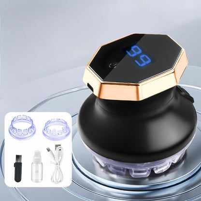 Smart Hair Clipper with 360° Precision Head | 3 Length Settings, Stainless Steel Blades | LED Display, USB-C Fast Charging