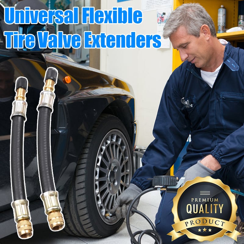 Brass Tire Valve Extension | Universal Solution for Easy Inflation