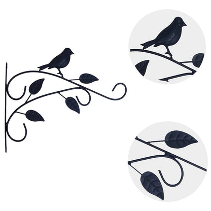 Metal Wall Hooks for Plants | Flower Pot Holder | Balcony and Garden Decor