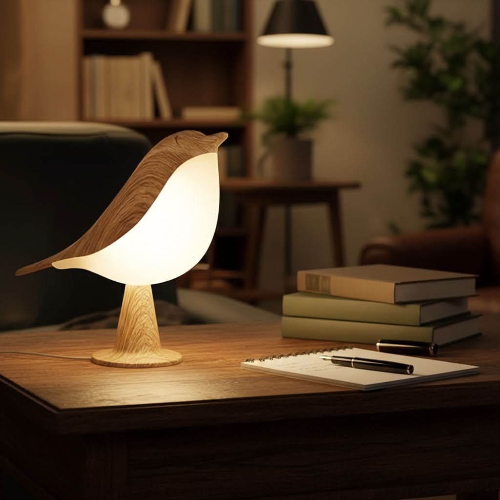 Minimalist Bird-Shaped Lamp for Cozy Holiday Home Décor