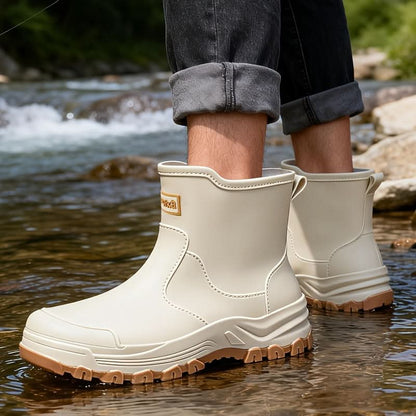 Ankle Rain Boots for Outdoor Use - Waterproof Footwear