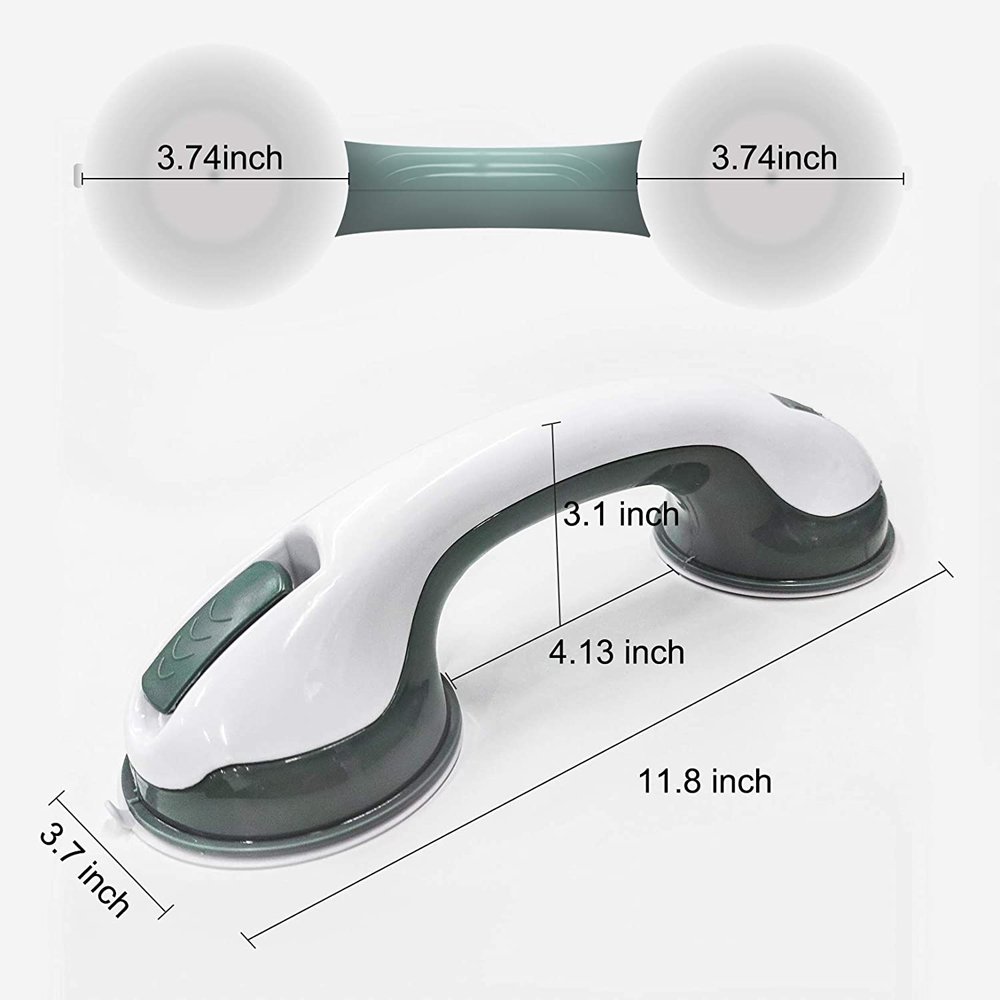 Non-Slip Safety Handle with Suction Cups | Stable Support for Bath, Shower & Smooth Surfaces [Buy 1 Get 1 Free]