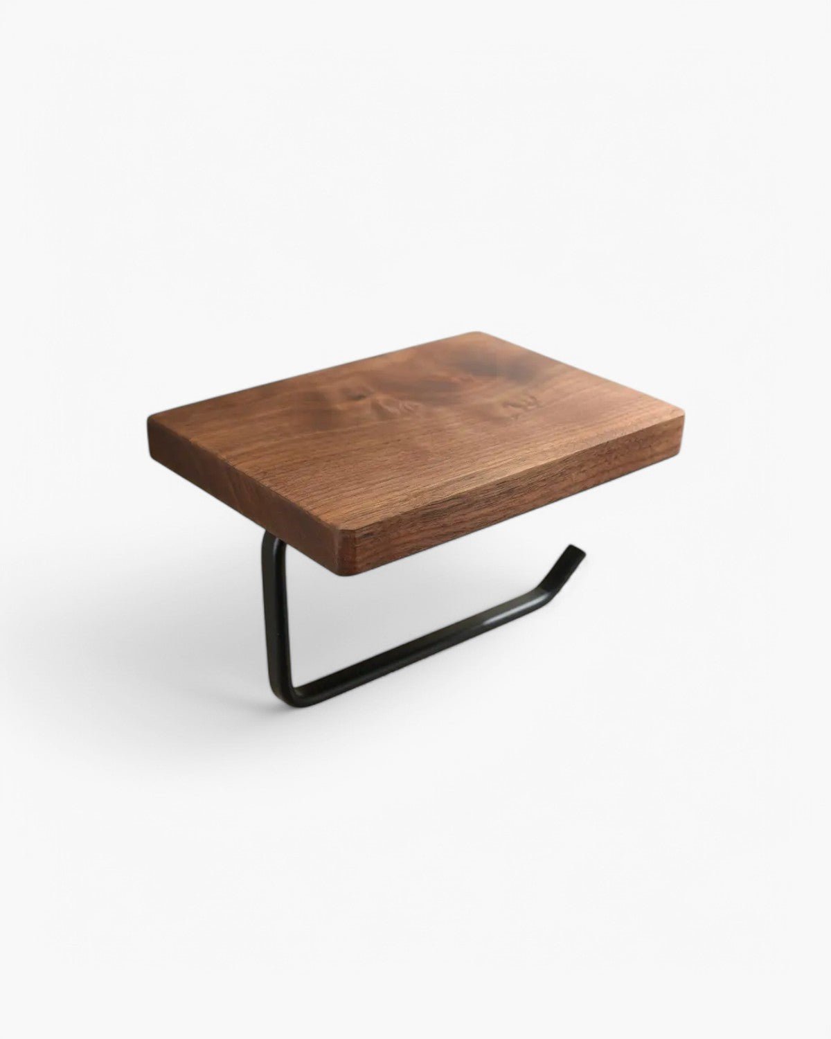 Stylish Toilet Paper Holder with Shelf for Elegant Bathrooms