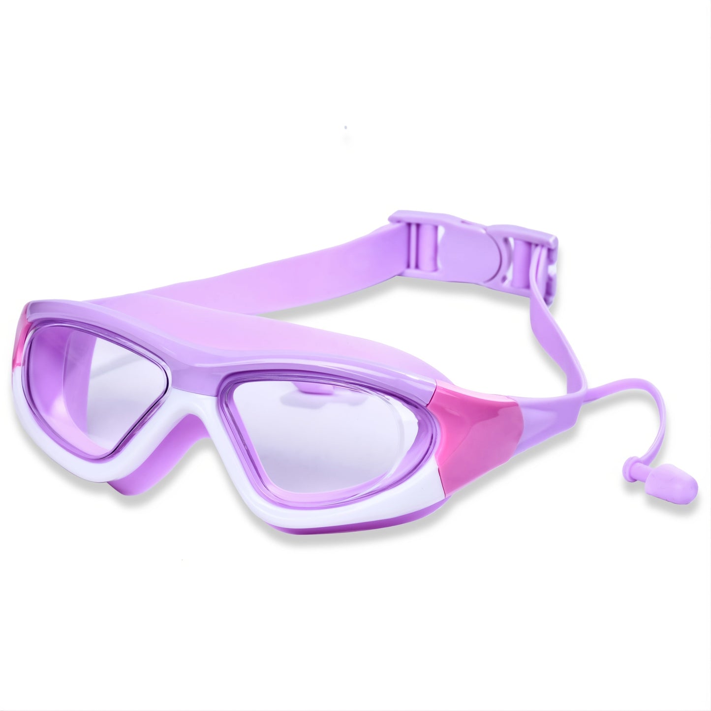 Kids' Swim Goggles with Oversized Frame – Comfortable & Anti-Fog for Fun