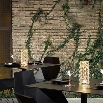 Luminous Crystal Table Lamp | 16-Color Mood Light with Touch Control