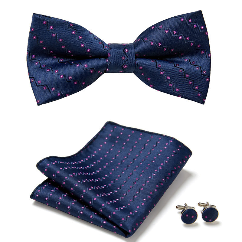 Three-Piece Set Featuring Stylish Bowties