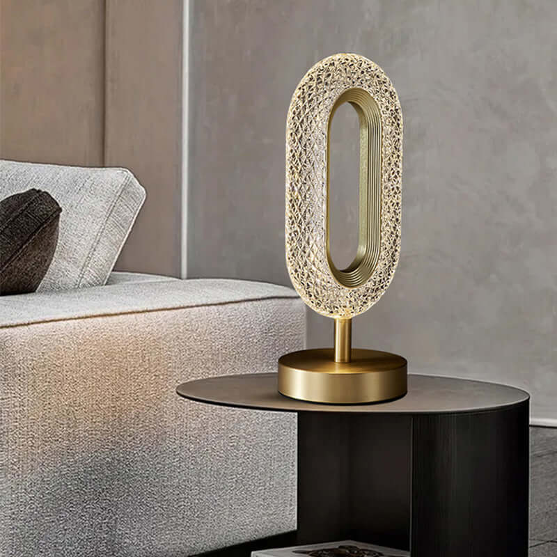 LED Crystal Light Acrylic Table Lamp