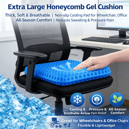 Cooling Seat Cushion – Extra Large for Enhanced Comfort