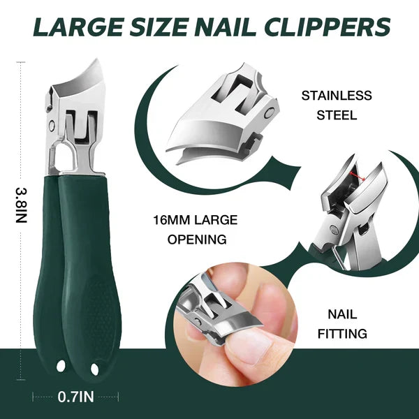 Ergonomic Nail Clipper with Protective Shield – NailMaster Pro