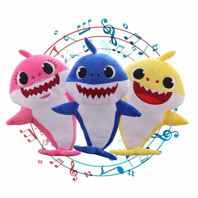 Illuminated Musical Plush Shark Toy