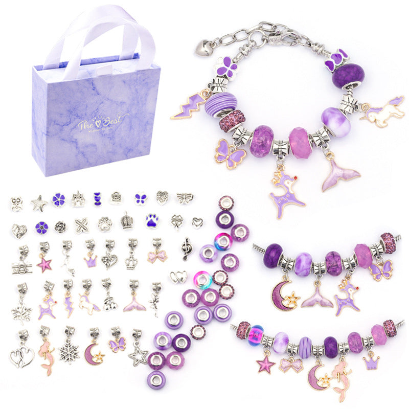 Creative Gemstone Bracelet Kit for Young Artists