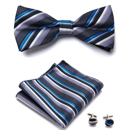 Three-Piece Set Featuring Stylish Bowties