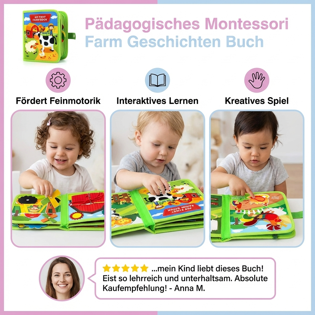 Educational Montessori Storybook about Farm Life