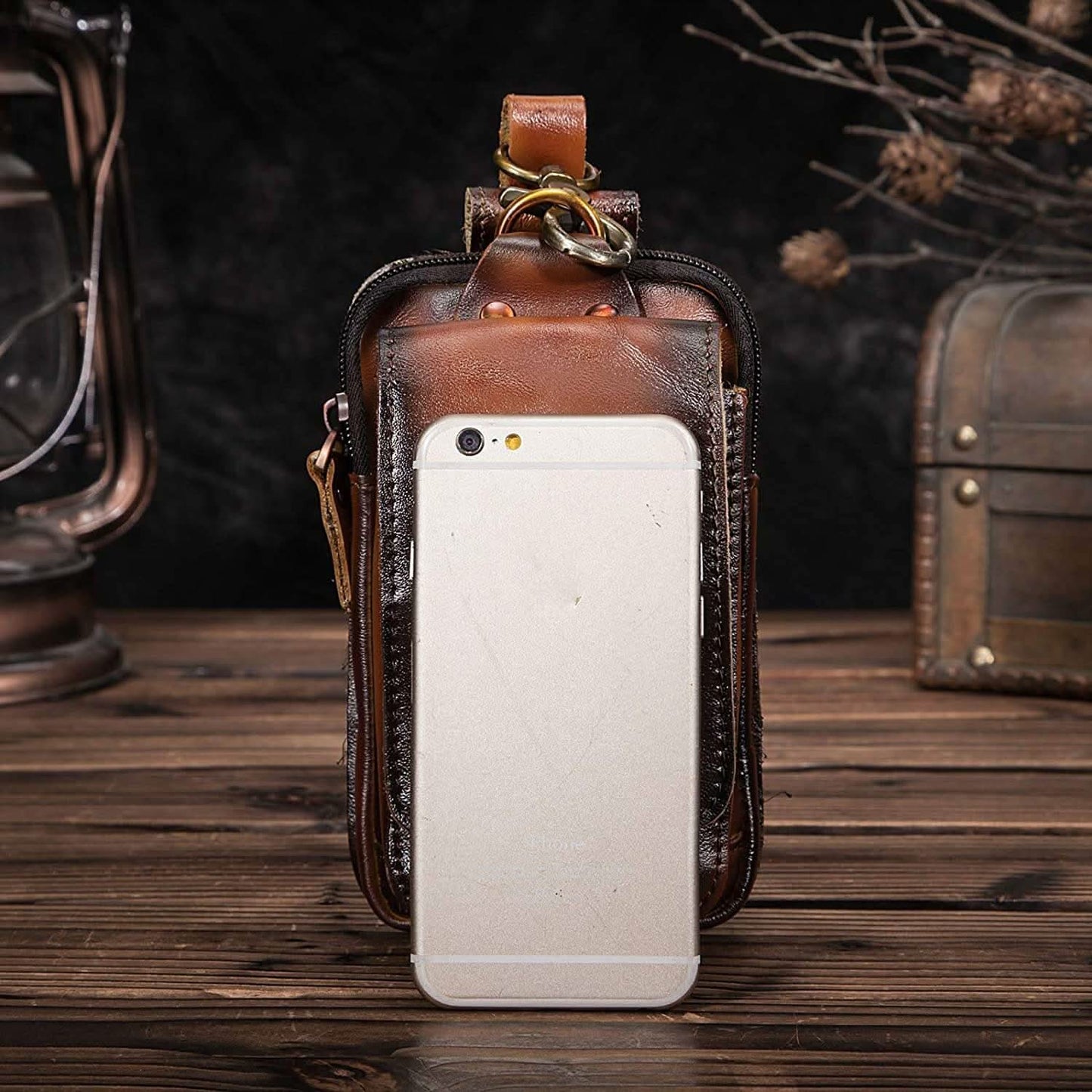 Full Grain Leather Travel Waist Bag