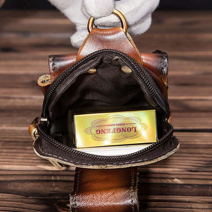 Full Grain Leather Travel Waist Bag