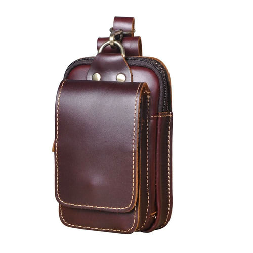 Full Grain Leather Travel Waist Bag