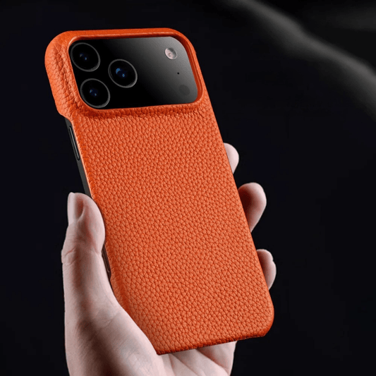 Leather Case for iPhone 17 with MagSafe, Microfiber Interior & Camera Guard