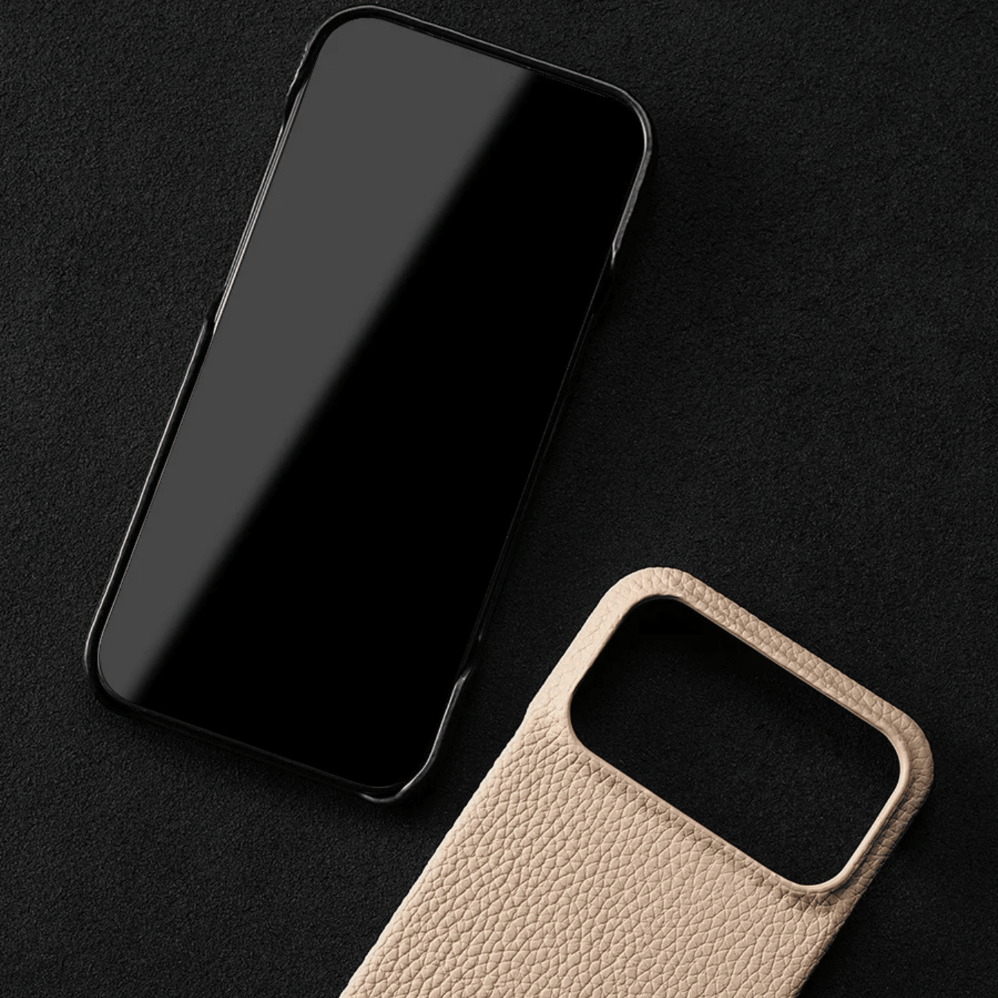 Leather Case for iPhone 17 with MagSafe, Microfiber Interior & Camera Guard