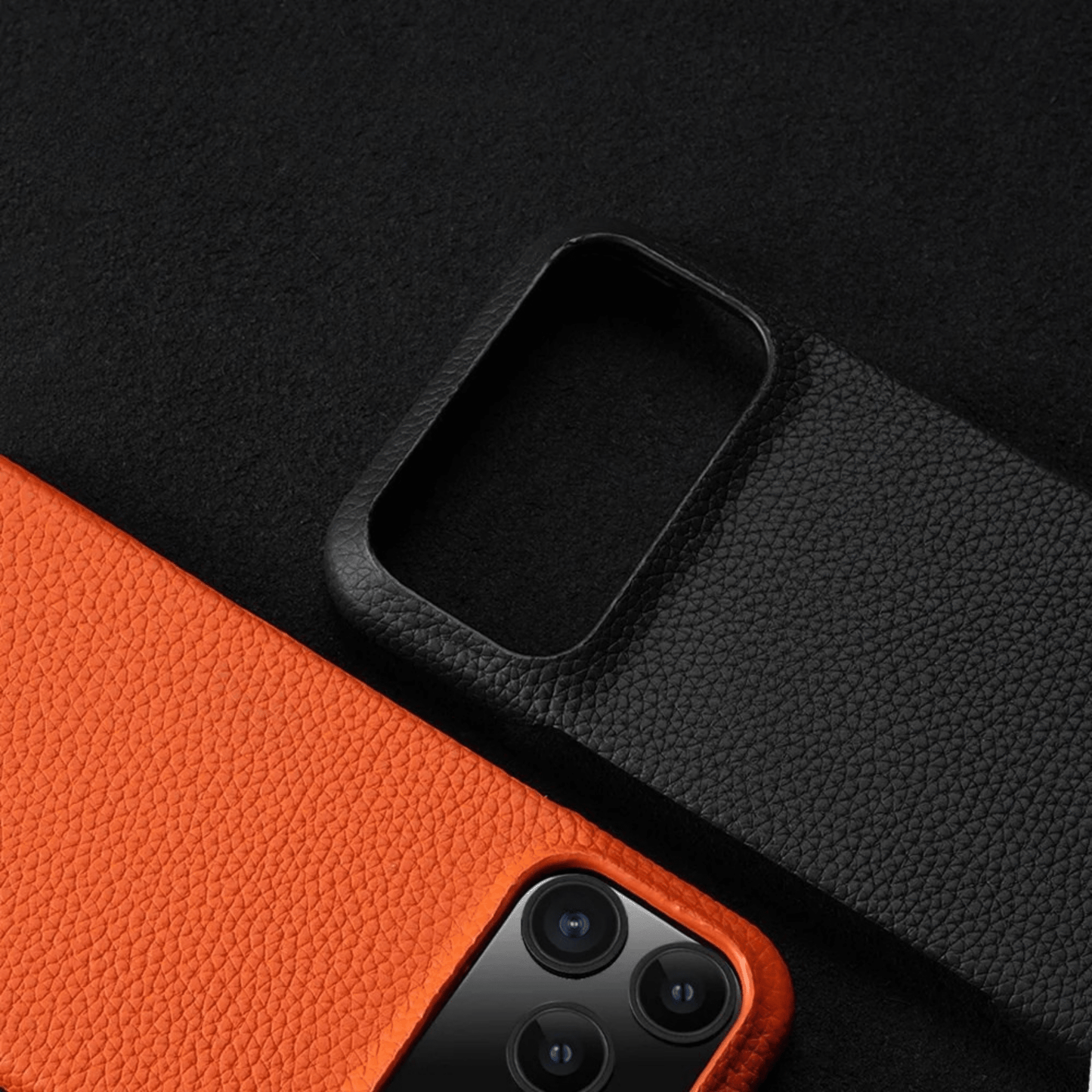 Leather Case for iPhone 17 with MagSafe, Microfiber Interior & Camera Guard