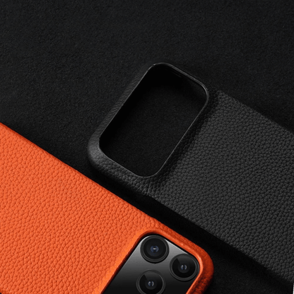 Leather Case for iPhone 17 with MagSafe, Microfiber Interior & Camera Guard