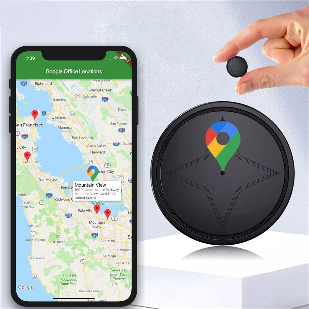 Compact GPS Tracker for Vehicles, Equipment, and Fleet Management