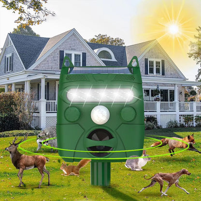 Solar Ultrasonic Pest Repeller for Gardens in the UK