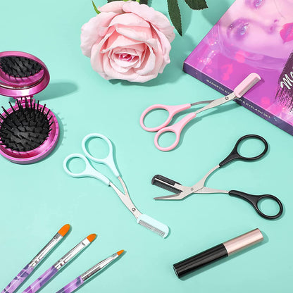 Precision Brow Trimmer with Comb Attachment for Flawless Brows