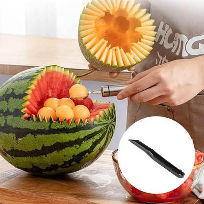 Elegant Spiral & V-Cut Tool Set for Stunning Food Presentation
