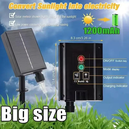 Solar Fairy Light String with 450 LEDs | 8 Modes & Remote Control | IP65 Waterproof | Perfect for Garden, Patio & Christmas