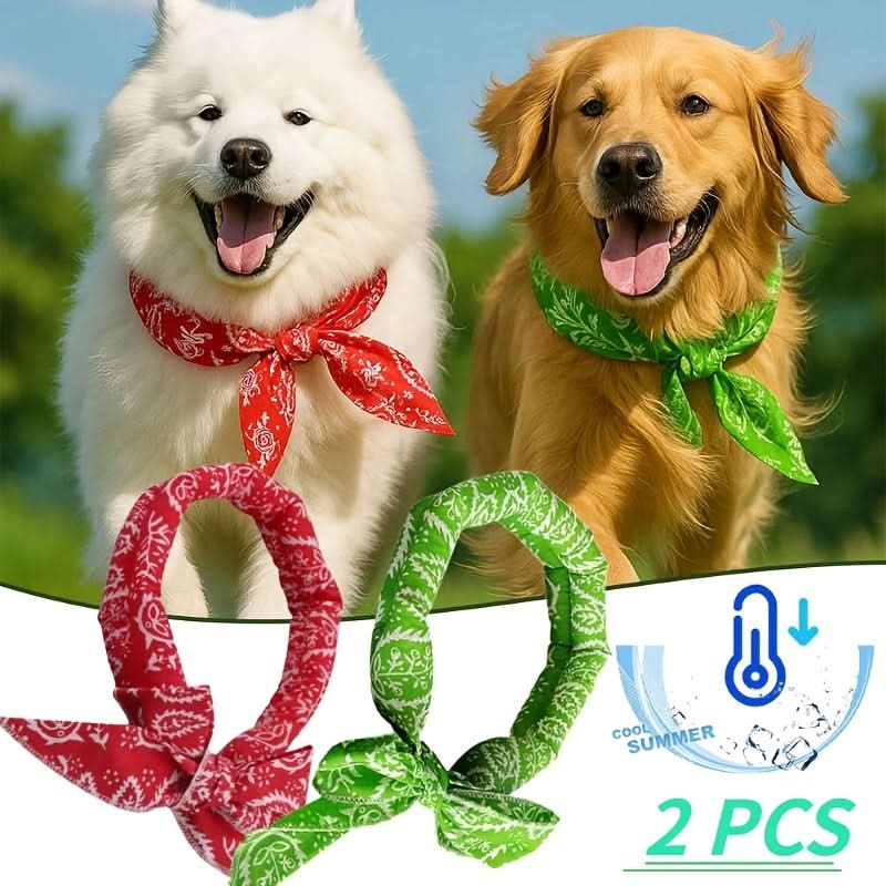 Reusable Cooling Bandanas for Pets