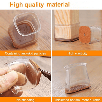 Silent Chair Gliders for Scratch-Free and Noise-Free Flooring