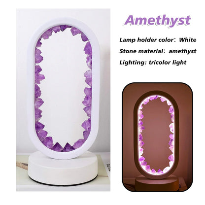 Handcrafted Amethyst Lamp for Atmosphere and Relaxation