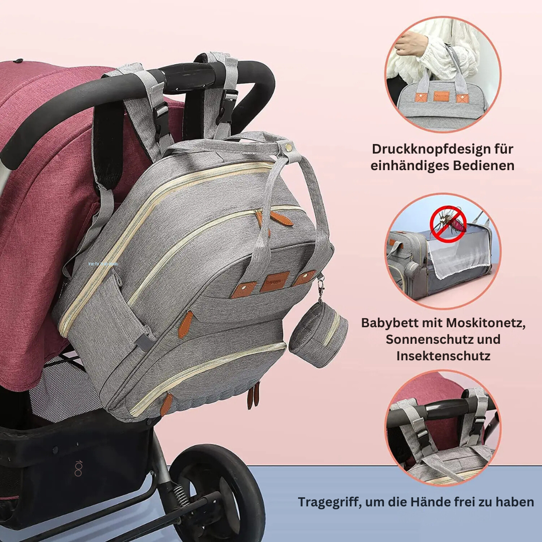 2-in-1 Baby Backpack with Changing Mat