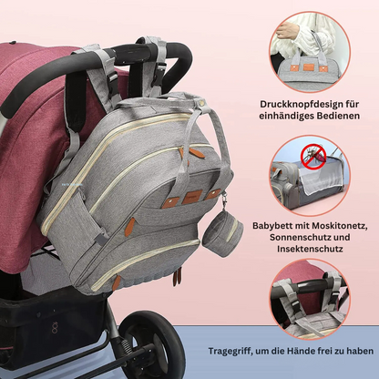 2-in-1 Baby Backpack with Changing Mat