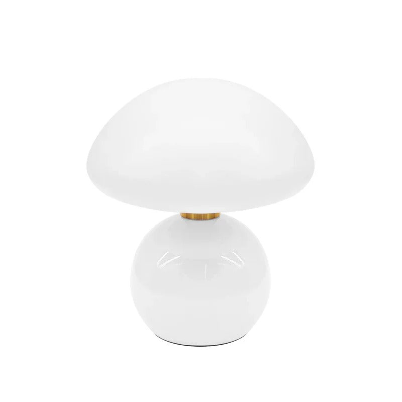 Glass Bedside Lamp with Elegant Design
