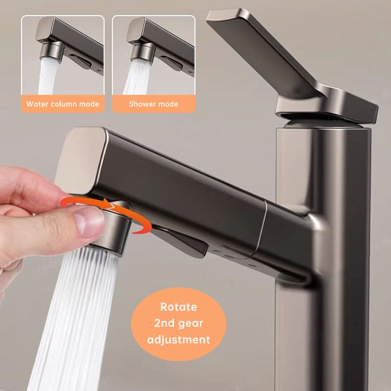 Pull-Out Kitchen Faucet with Three Spray Modes