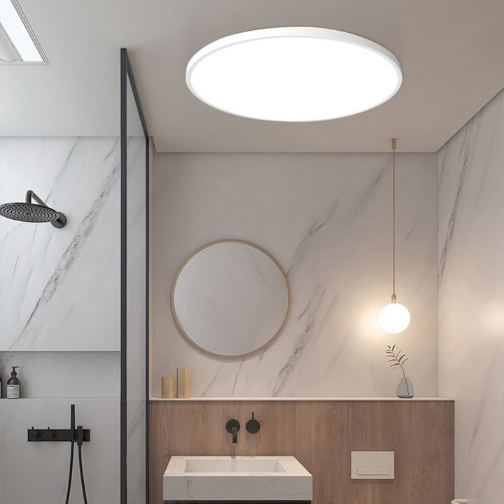 Minimalist Round LED Flush Mount Ceiling Light for Modern Kitchens