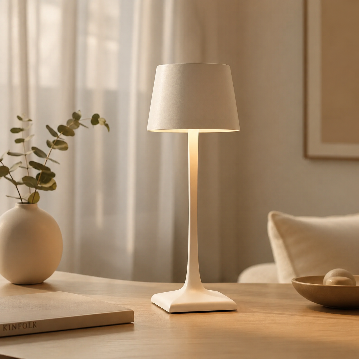 Waterproof Indoor Table Lamp - Classic Long Design