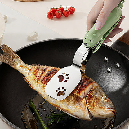 Food Turner for Easy Flipping, Draining, and Grabbing